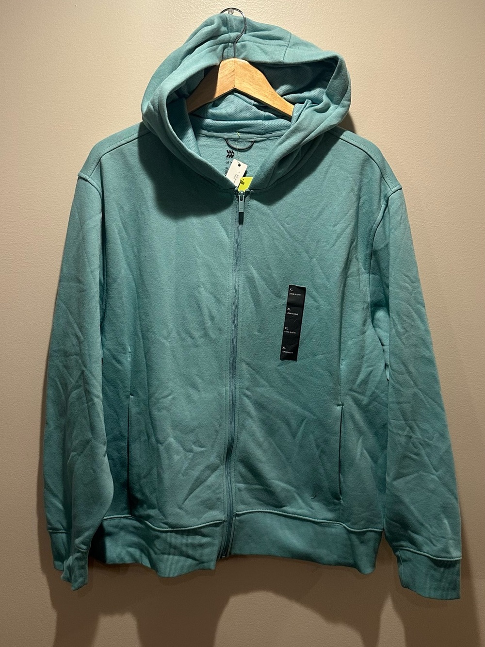 all in motion Light Teal Full-Zip Hoodie